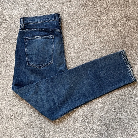 Mens Agolde Jeans Size 36x32 Blade Slim Straight Fit Distressed Denim - Picture 10 of 11